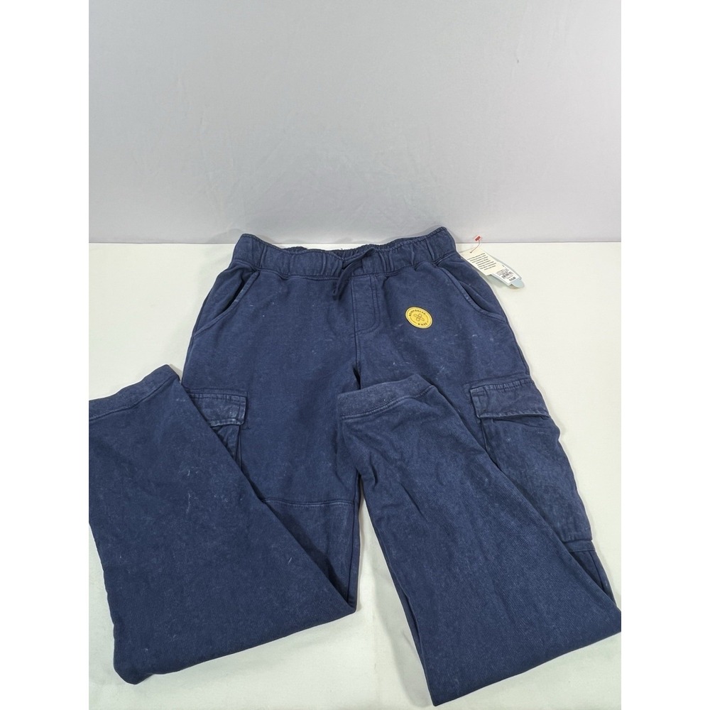 New Cat & Jack Pants Cargo‎ Navy Blue Size XL (14) Discolored